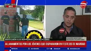Allanamientos por los jóvenes que dispararon en festejos de navidad - 30/12/2025