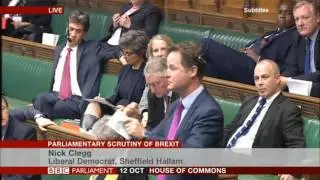 Nick Clegg on Brexit - 12/10/2016