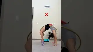 I tried Taisiia Onofriichuk&rsquo;s Hoop Bridge Catch! #rhythmicgymnastics