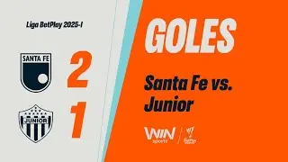 Santa Fe vs. Junior (goles) | Liga BetPlay Dimayor 2025-1 | Fecha 18