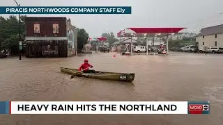 Crazy flash flooding in Northern Minnesota