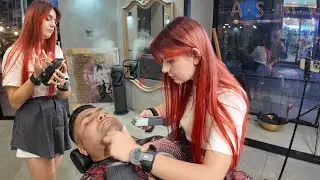 22 Y.O. Maria  INSISTED for EXTRA services shave MASSAGE and Beauty 2025 🇺🇦🇪🇸 [ASMR]