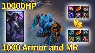 Kaisa DPS Test AD vs AP on 10,000 HP Malphite