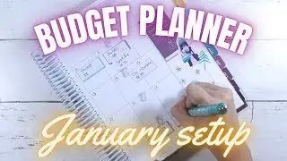 JANUARY 2022 BUDGET PLANNER SETUP | The Elevated Life Workbook Duo