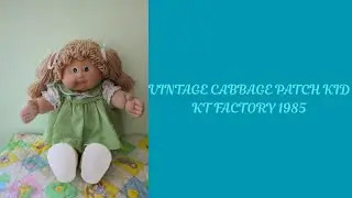 Adult Doll Collector Vintage Cabbage Patch Kid KT Factory 1985👧🏼