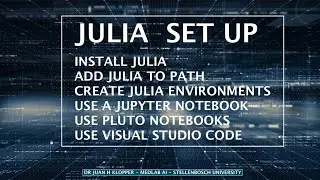 Install Julia with Jupyter and Pluto notebooks and VS Code