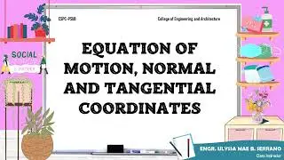 6 EQUATION OF MOTION | KINETICS OF PARTICLE