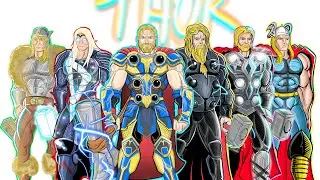 DRAWING THE BEST THOR VERSIONS PART 1￼