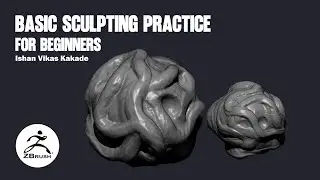 Basic Sculpting Practice | Ishan Vikas Kakade #sculpting #zbrush #sculptingtutorial #art #3dmodeling