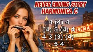 NEVER ENDING STORY HARMONICA ( C DIATONIC ), ARM&Oacute;NICA C, TABS, BLUES HARP C, GAITA DE BOCA C, MUNDHA