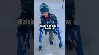 Walking in the Snow | April 2025 |#snowing  #walkinginthesnow #walker