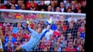 Manutd vs Arsenal(The Funners) Second goal Ashley young