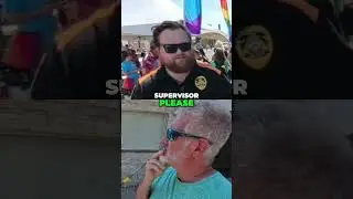 Охранник разоблачён на параде гордости! Вы не поверите #шорты