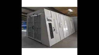 iDeal Cross Flow Paint Booth Walk Around