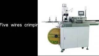 Full Automatic wire cut strip crimping ,seal insertion,waterproof insertion