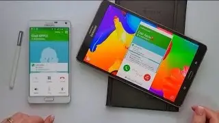 Samsung Note 4 со стилусом и Samsung Galaxy Tab S / Входящие и исходящие вызовы