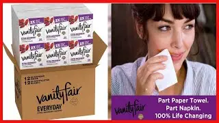 Vanity Fair Everyday Extra Absorbent Premium Paper Napkin, 960 Count, Dinner Napkin for Messy Meals