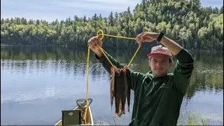Trout Fishing The Boundary Waters | Brook & Lake Trout Hot Bite!
