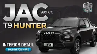 JAC T9 Hunter 4x4 | 2025 Model | 1999 CC | Interior Details #insidecars #JAC #t9Thunder #interior
