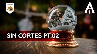 ¿Cómo crear una Bola de Nieve en Blender? Pt. 02 | Sin Cortes