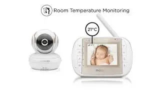 Motorola MBP30A Video Baby Monitor with 3