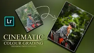 New cinematic green colour grading Lightroom photo editing//Lightroom preset download free//