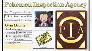 Pokémon Gym Report: 017 - Rustboro Gym