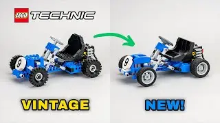 Lego Technic Go-Kart &mdash; винтаж против переделки!
