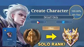 100% WIN RATE From warrior To mythic SOLO RANK - ALUCARD ONLY!! 😱 (hardest challenge)Part-1