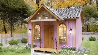 Most Beauty Small house design 16' x 19' Ft