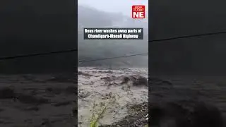 Beas river washes away parts of Chandigarh-Manali Highway