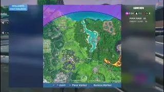Fortbyte #4 Location-Accessible Skydiving Through Rings Loot Lake Plasma Trail Contrail