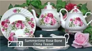 Bone China Tea Sets from The Teapot Shoppe