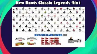 New Boots Classic Legends 4in1 + Instalation - PES 2021 & Football Life 2025
