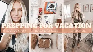 prepping for our first family vacation with a newborn!
