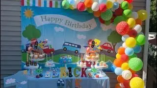 Transportation Birthday Party Ideas