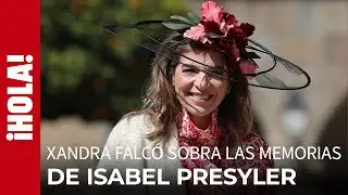 Xandra Falc&oacute; reacciona a las memorias de Isabel Preysler: 