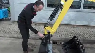 Farol Ltd | Yanmar SV18 Excavator Walkaround with Plant Salesman Kerr Stephenson