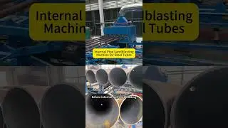 Full-Automatic Assembly Line Operation, Internal Wall Sandblasting Machine for Steel Tubes