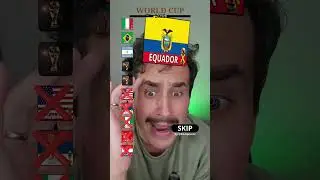 5 sele&ccedil;&otilde;es com Copa, 5 sele&ccedil;&otilde;es sem Copa #futebol