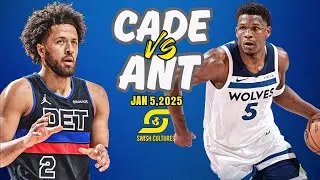 Anthony Edwards 53 points vs Cade Cunningham 40 Points | Norris Cole breakdown