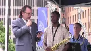 Stephen Grady Jr wins the First Annual JC Heard Jazz Week Award (2012)