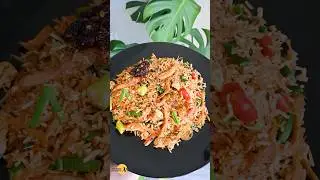 රසයි හැබැයි සැරයි🤤!| Spicy Chicken Fried Rice🍗🤤 #shorts #trending #chickenfriedrice #viralvideo