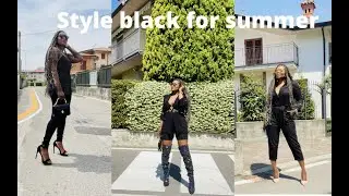 STYLE BLACK FOR SUMMER | LOOKBOOK SPRING 2022 | Which one is your favourite 🤩