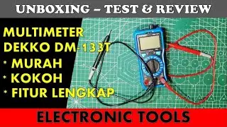 MULTITESTER DEKKO DM-133T unboxing test & review | electronic tools | multimeter