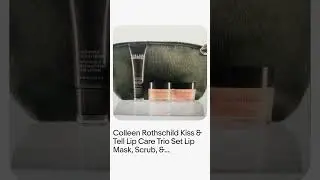 Colleen Rothschild Kiss & Tell Lip Care Trio Set Lip Mask, Scrub, & Moisturizer