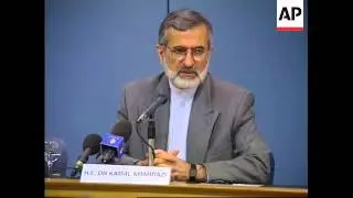 UK: IRANIAN FOREIGN MINISTER KHARRAZI VISIT