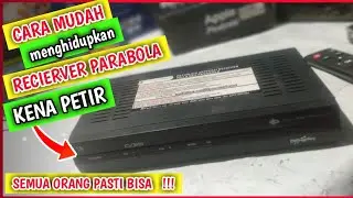 Easy way to repair a satellite receiver that has been hit by lightning