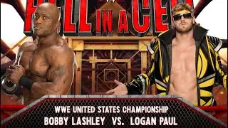 WWE Hell in a Cell 2023- Logan Paul vs Bobby Lashley for United States Championship