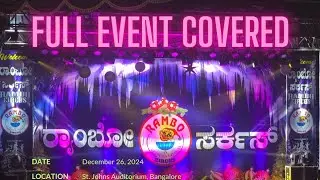 Virtual Tour: Explore Rambo Circus at St. John's Auditorium, Bangalore - December 26, 2024